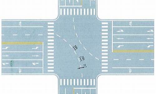 路口导向标线图解大全_路口导向标线图解大