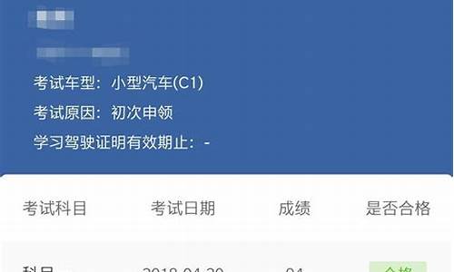 科目二考过了怎么查询成绩_科目二考过了怎