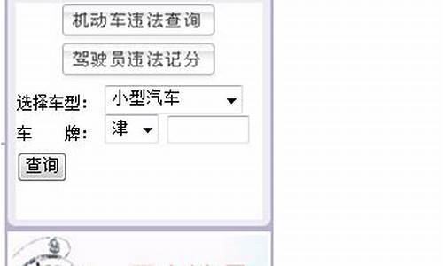 天津市汽车违章查询系统_天津市汽车违章查